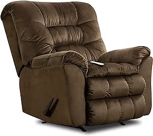 Lane Home Furnishings Rocker Recliner with Heat & Massage, Brown