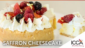 Coping with Corona... Easy to do Treats at Home Recipe of the day - Saffron Cheesecake ICCA Dubai’s Sally Handoko, Chef Instructor, Baking & Patisserie Chef shares a Keto-friendly Cheesecake recipe made with a Mediterranean touch alongwith a hint of the heavenly aromatic saffron giving it a beautiful colour and an exotic flavour. Get the full recipe here; https://bit.ly/2GnYW4X #iccadubai #recipes #homerecipes, #DIYRecipes #food #foodie #keto #saffron #cheese #cake #uae #uaechefs #yummy #tasty #