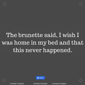 There was a blonde, a brunette, and a redhead, who were all stranded on an island. | Comedy Company