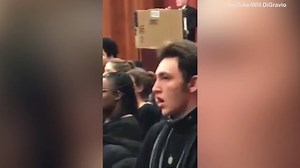 Middlebury student protest Dr Charles Murray from speaking