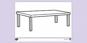 Changing Room Bench Colouring Sheet