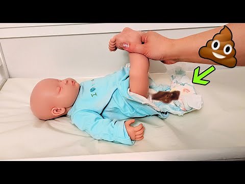 Silicone Baby Exploding Diaper Change Videos