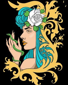 Female Faces Procreate Stamps: Hand-drawn Illustrations (digital Download) - Etsy Canada