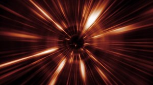 Download Dynamic futuristic sci-fi background with fiery hot energy light beams zoom effect. Flying at warp speed through a space energy portal or wormhole. Full HD and looping motion background animation. for free