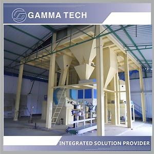 [Hot Item] 1-2tph Complete Poultry Feed Machine Line Including Pellet Mill Hkj25c, Hammer Mill as Poultry Feed Plant
