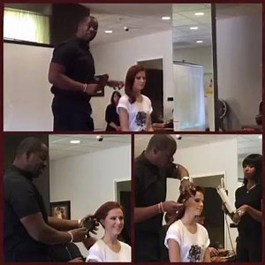 Ted Gibson and Jason Backe share #tedgibsonadvancedacademy at Bellus Academy today! #TGAA #tedgibsonedu #gibsongirlsruletheworld #hairchangeseverything #tedgibsonartisticteam | Bellus Academy