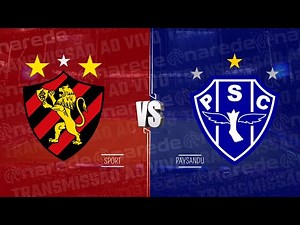 SPORT X PAYSANDU AO VIVO - JOGO AO VIVO DIRETO DA ARENA PERNAMBUCO - TRANSMISSÃO SÉRIE B 2024