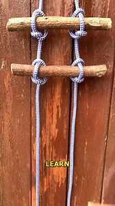 How to Tie a Secure Knot for Rope Ladders. #DIY #RopeLadder #KnotTying #SafetyFirst #OutdoorSkills | Doraya Jennings