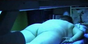 Big boobed mature solarium mast