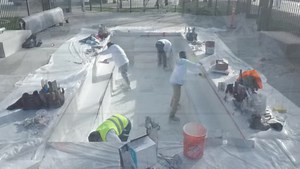 Alga Norte Aquatic Center pool replastering