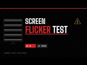 Screen Flicker Test (21:9 Ultrawide) – 15 Minutes – Full Screen