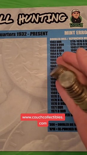 Everyone needs these coin mats to help search for rare coins! #coin #coincollecting #numismatics #coincollection #coinrollhunting #coinmat