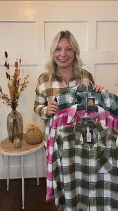 Looking for the perfect light weight flannel? I got you!! | Winey Chicks Boutique