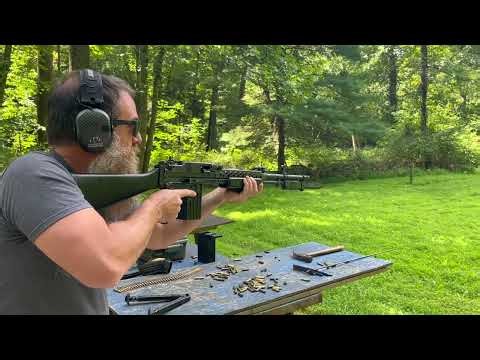 Stoner 63 Cadillac Gage machine gun at the range #navyseals #navyseal #military #vietnamwar #gun