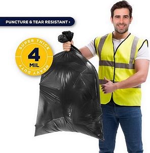 [Hot Item] Plastic White Kitchen Garbage Bpackaging Trash Can Liner Bin Bag