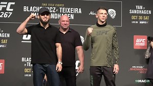 171K views · 10K reactions | Dan Hooker and Islam Makhachev meet face to face for the first time ahead of UFC 267. | TheMacLife.com | Facebook