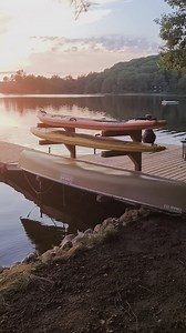 Finished up this canoe / paddle board rack for the dock. I built it out of 4x4s, half lapped all the joints for extra strength. Used GRKs and PL to attach it all together. #dockbuilder #docklife #diydock #dockrepair #dockbuilders #canoerack #canoe #paddleboard #kayak #muskokalife #cottagelife #cottagereno #cottagerenovation #diyproject #diyprojects #diyrenovations | Meyers.makes