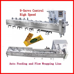 [Hot Item] Automatic Horizontal Flow Pillow Candy Chocolate Biscuit Packaging Machine