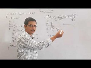 1.3.5 Binary Search - Operations on Array Data Structure.