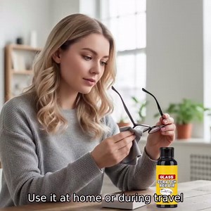 Eyeglass Scratch Remover Kit, Glasses Scratch Remover, Lens Cleaning Wax With Polishing Towel For Glasses Sunglasses, Protective Scratchs Repair Cleaner For Men Women, 9.5x3.2x3.2cm