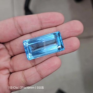 Oblong Rectangle! Blue Topaz masterpiece💙 #bluetopaz #skybluetopaz | Labradorite KING