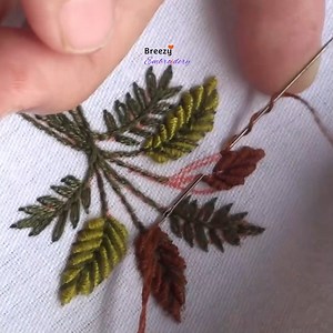 1.1K views · 18 reactions | #easyembroidery #learnembroidery | Breezy Embroidery | Facebook