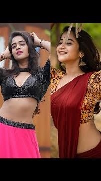 Deepthi Sunaina hot latest vertical sexy navel show compilation video |(MUST WATCH) #redhot #deepthi