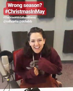 12K views · 44 reactions | Since it's unbearably hot, for a change of mood, Sally has declared Christmas in May 虜 | Virgin Radio Lebanon | Facebook