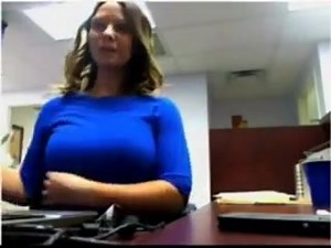Busty office milf 1