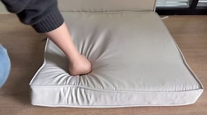 2 Pieces High Back Patio Chair Cushions, Fade Resistant Outdoor Rocking Chair Cushions, Office Chair Back Support Cushion (Khaki, Seat (21''x21''x3'')+Backrest (21''x28''x3''))