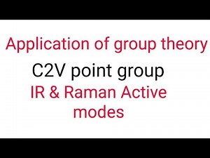 IR and Raman active modes/C2V character table