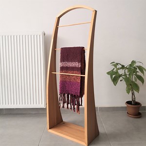 Handmade Modern Solid Wood Valet Stand Dumb Butler - Etsy