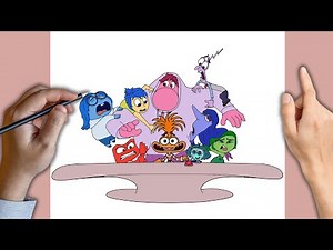 How to draw All Emotions | Inside Out 2 | Step by Step