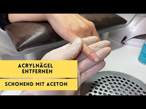 Acrylnägel entfernen mit Aceton - Ohne Feilen!
