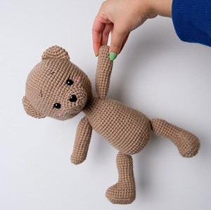 Teddy Bear Crochet Pattern | The Woven Cove | Amigurumi Pattern | Instant Download | PDF