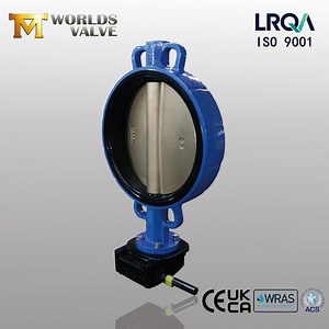 [Hot Item] 2 Inches Resilient Seated Wafer Butterfly Valve Without Pin Changeable Rubber Seat