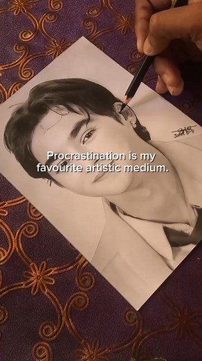 The most productive thing about my procrastination is this caption. Procrastination is my favorite artistic medium. Anyone else relate? #artistprobs #procrastination #artlife" #fypシ゚viralシfypシ゚ #fyviralシ #viralreelschallenge #fypシ゚ #art #drawing | Jafet Riego Villanueva