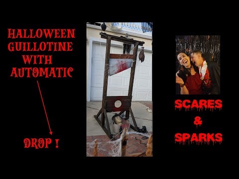 Halloween Guillotine Motorized Blade