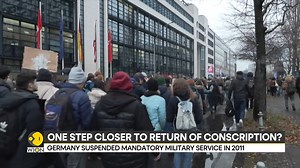Germany proceeds one step closer to mandatory army conscription. Mandatory medical checks for 18-year-old men. Young men to be asked to declare if they are 'willing to serve.' Jyotsna Kumar has more. | WION