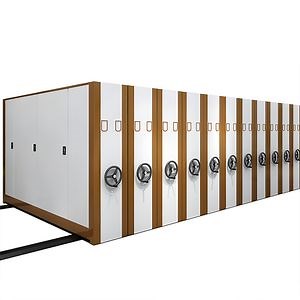 [Hot Item] Compact Library Archive Shelving Metal Storage Rack Cabinet Mobile Shelving