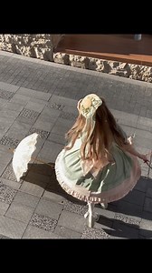 💚🌼 Flowing with soft green hues, this Lolita dress blends a box-pleated skirt with retro puff sleeves for a graceful, timeless look. Add a floral straw hat to accentuate the vintage charm and complete your elegant outfit. 🌿🎀 ✨ Dress ($82.00) — Shop here: https://www.devilinspired.com/time-of-temple/green-elegant-box-pleat-skirt-retro-fashion-puff-sleeves-spring-lolita-dress.html ✨ Hat ($25.00) — Shop here: https://www.devilinspired.com/time-of-temple/dusty-blue-green-beige-floral-design-stra