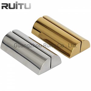 [Hot Item] Party Banquet Tabletop Decorative Wedding Stainless Steel Buffet Tag Sign Holder Stand Gold Metal Serial Number Restaurant Table Name Tag