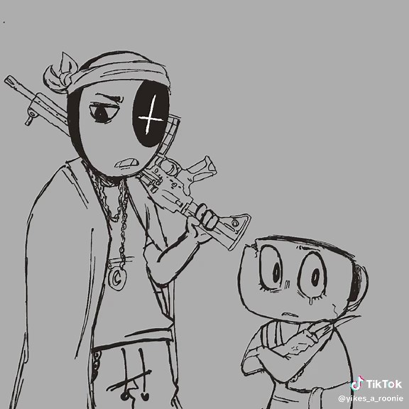 Creative Doodle Art on Dandy's Block in Roblox