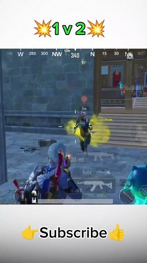 💥1 v 2 BGMI👍four finger club