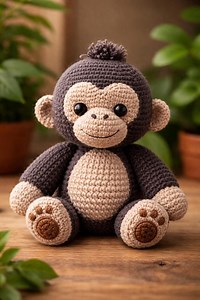 Amigurumi Gorilla Crochet Pattern, Plush Toy (PDF Pattern) - Etsy Canada