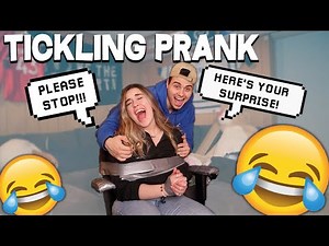 TICKLING PRANK ON MY GIRLFRIEND *HILARIOUS*