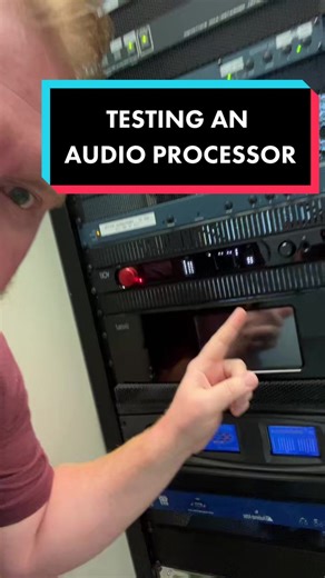 Testing an audio processor is not an easy task! #broadcasting #broadcastengineering #transmitter #radio
