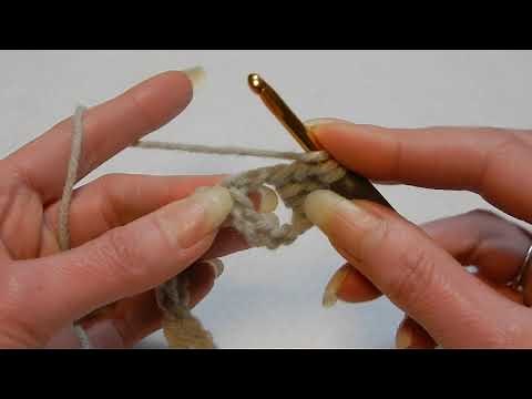 Crochet Scarf Stitch Tutorial | Loops to attach Tassels