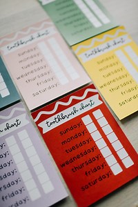 Printable Kids Chore Chart & Toothbrush Chart (digital Download) - Etsy Australia