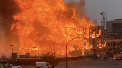 WATCH: Massive fire erupts at Ogden building; heavy flames, smoke seen in videos